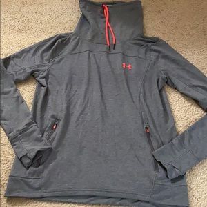 gray under armour sweatshirt